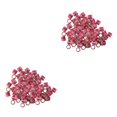 thumbnail image 1 of Methold 100pcs Identify Rings Aluminium Plasitc Rings Bands Leg Pigeons Rosa 2Conjunto, 1 of 1