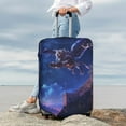 thumbnail image 7 of Pofeuu Starry Sky Wall Flying Tiger Print Luggage Suitcase Cover Protector Luggage Washable Covers Aesthetic for 18/24/28/32 inch Luggage（No luggage included）-Medium, 7 of 7
