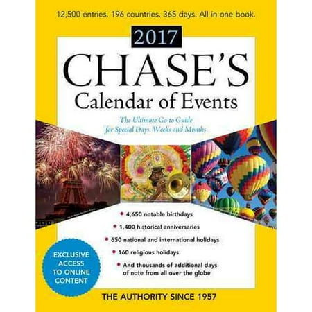 Chase's Calendar of Events : The Ultimate Go-To Guide for Special Days, Weeks and Months