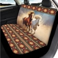 thumbnail image 3 of Uorisanigo Aztec Horse 14 Pack Car Seat Covers Full Set Comfortable Auto Steering Wheel Cover Cars Headrest Cover Car Console Cover Auto Seat Belt Cover and Water Cup Pad for Cars SUVs, 3 of 6