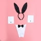thumbnail image 3 of KAKOWELY Kit de disfraz de conejo para niños y adultos, conjunto de accesorios de cosplay para Halloween y Pascua, 3 of 4