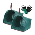 thumbnail image 3 of 2x bolsas de jardín tipo polvo, bolsas de desechos de hojas, versátiles con guantes que recolectan hojas para comunidades parques patio al aire libre 150L 59CMX56CMX43CM, 3 of 8