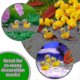 thumbnail image 2 of 200pcs Mini Yellow Ducks Ducklings Tiny Duckies Garden Landscape Aquarium Dollhouse Potted Plants Decoration 7color, 2 of 5