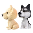 thumbnail image 4 of MRLESS 2pcs Cute Dog Bobblehead Car Ornament Animal Figure For Vehicle Dashboard Fun And Aesthetic Car Dashboard Decoration Car Interior Accessory, 4 of 8