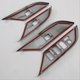 thumbnail image 4 of Car Windows Lift Switch Panel Cover Trim Decoration Accessories RHD, 4 of 5