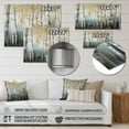 thumbnail image 4 of DESIGN ART Designart "Birch Tree Dense Forest V" Tree Metal Wall Art 20 in. wide x 12 in. high, 4 of 5