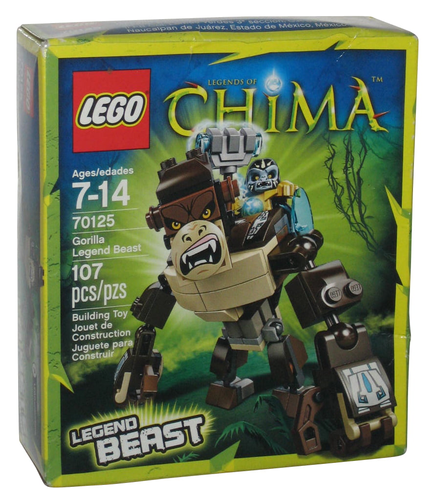 kontrast valse korrekt LEGO Chima Gorilla Legend Beast Building Toy Set 70125 - Walmart.com
