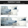 thumbnail image 3 of Kitchen Rugs and Mats Non Skid Washable Set of 2, Navy Blue Grey Abstract Kitchen Runner Rug, Painting Gray Vintage Retro Kitchen Floor Mat Under Sink Mat Throw Rug for Doormat, 3 of 6