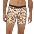 thumbnail image 2 of Men'S Boxer Briefs, Thanksgiving Food Soft And Breathable Mens Underwear Boxer Briefs With Widen Waist, 2 of 2