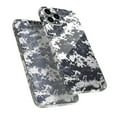thumbnail image 6 of DesignSkinz White and Gray Digital Camouflage Full-Body Skin Decal Wrap Cover for iPhone 13, 6 of 9