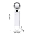 thumbnail image 3 of Kraoden Portable USB Rechargeable Silent Fan, Mini Desktop Air Conditioner Fan with 100 Wind Speeds, Ice Making Function, Ideal for Home, Office, and Outdoor Use, 3 of 6