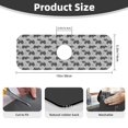 thumbnail image 2 of Sikiie Gray Tractor Splash Guard for Sink Faucet-1 PC Super Absorbent Fast Drying Mat Sink Gadgets-Splash Guard for Kitchen, Sink Mat, 2 of 7