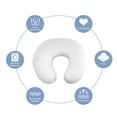 thumbnail image 4 of Almohada de lactancia y localizador para lactancia y alimentación con biberón, soporte para bebé, tiempo en decúbito prono, 4 of 5