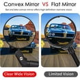 thumbnail image 4 of XINQIHANG Bike Mirror Bicycle Rear View Mirror Adjustable Bike Bar End Mirror HD Wide Angle Convex Lens, 4 of 7