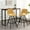 Yellow, variant on 28.25" Counter Height Yellow Stools Of 2, Fabric Kitchen Seats With Thick Upholstery And Strong Metal Leg Structures Chairs Fluffy Supports