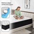 thumbnail image 3 of CICIMLU 10 inch King Mattress,Gel Memory Foam & Spring Hybrid Medium Comfort Mattress in a Box,CertiPUR-US, 3 of 7