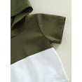 thumbnail image 6 of Bagilaanoe Toddler Baby Boys Hooded Short Sleeve Tops + Shorts 6M 12M 18M 24M 3T 4T Casual Summer Clothing, 6 of 8