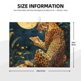 thumbnail image 2 of JUNZAN Leopard Reading Tarot Cards for Kitchen Drying Mat,Dish Drying Mat Absorbent Coffee Mat for Kitchen Counter Coffee Bar Coffee Station Accessories ,18x24 Inch, 2 of 7