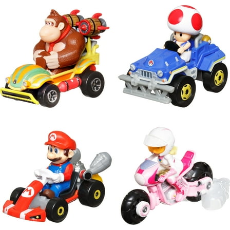 Hot Wheels The Super Mario Bros. Movie Jungle Kingdom Raceway Playset with Mario Die-Cast Toy Car