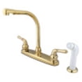 thumbnail image 7 of Kingston Brass KB754  Magellan 8\" High Arch Kitchen Faucet With Sprayer, 7 of 7