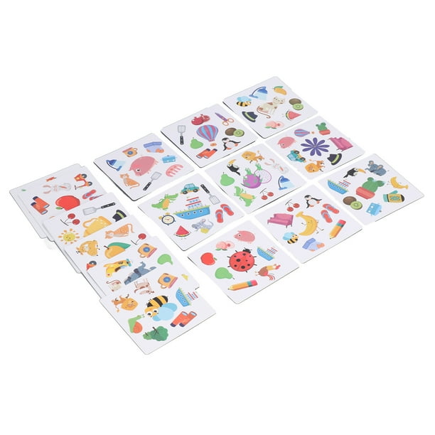 Juegos De Cartas A Juego, Juegos De Mesa Familiares Con Tarjetas Volteadas, Juguetes De Aprendizaje Temprano, Regalos Para Niños Pequeños Y Niños