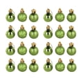 thumbnail image 1 of Avdjesfny - Adornos pequeños para árbol de Navidad, colgante para árbol de Navidad, bola de decoración navideña, bola de exhibición navideña, colgante de 3 cm, 24 unidades, 1 of 6