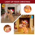 thumbnail image 5 of DEORAB 24IN Tall Outdoor Lighted Christmas Hug Gift Box Dog Decorations with 50 Lights Outside Lighted Yard Garden Lawn Patio Porch Indoor Holiday Xmas Decor, 5 of 6
