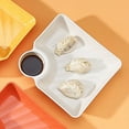 thumbnail image 4 of 4Pcs Plastic Serving Tray Serving Platters Food Tray for Snacks Food Cookies French Fries, 4 of 7