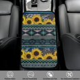 thumbnail image 2 of Yuyamidu Sunflower Armrest Cover for Car Truck Sedan Aztec Auto Center Console Cover Winter Warm Car Center Console Armrest Cushion Accessory, Green, 2 of 7