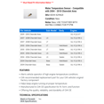 thumbnail image 2 of Water Temperature Sensor - Compatible with 2004 - 2010 Chevy Aveo 2005 2006 2007 2008 2009, 2 of 2