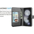 thumbnail image 5 of Galaxy Z Flip5 5G Cases, Samsung Z Flip5 Wallet Case, Samsung Galaxy Z Flip5 PU Leather Case, Tekcoo Luxury Cash Credit Card Slots Holder Carrying Folio Flip Cover Kickstand & Hand Strap, 5 of 7