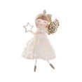 thumbnail image 1 of Falda hueca con aro de cabeza de encaje para niña, linda niña de cuento de hadas, corazón, ángel, regalo de cumpleaños, decoración, muñeca, 1 of 6