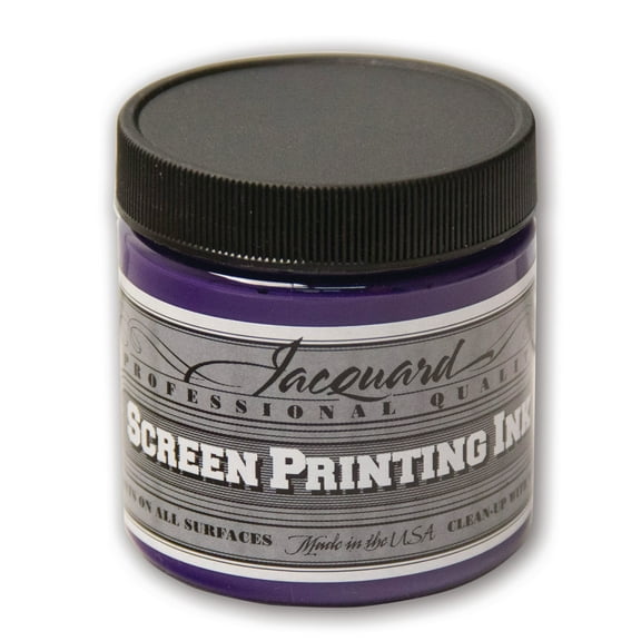 Jacquard Professional Screen Printing Ink, 4 oz., Opaque Violet