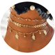 thumbnail image 2 of Tobillera Boho Beach con dijes en capas para damas y niñas, 2 of 4