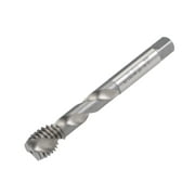 M12 x 1.75 Spiral Flute Thread Tap, Metric Machine Threading Tap HSS Cobalt Uncoated, Round Shank with Square End