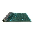 thumbnail image 2 of Ahgly Company Indoor Rectangle Oriental Turquoise Blue Industrial Area Rugs, 7' x 9', 2 of 4