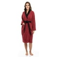 thumbnail image 2 of SKYLINEWEARS Shawl Collar Robe Women Terry Cloth Robes knee length Cotton towel Bathrobe Soft Shower Robes, 2 of 6