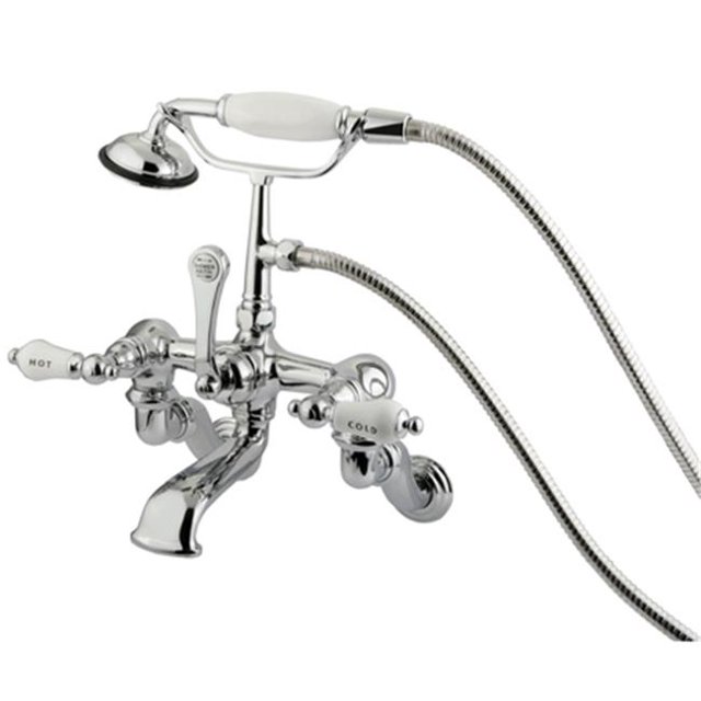 Remplissage de Baignoire sur Pattes avec Douchette à Main