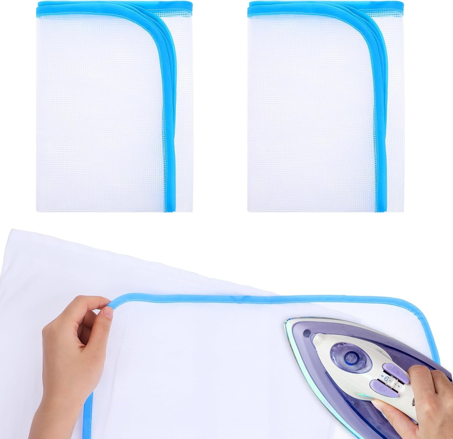 2PCS Heat Protective Ironing Cloth Protective Ironing Mattress Mesh Pressing Pad