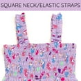 thumbnail image 5 of SEGA Sonic The Hedgehog Tails Knuckles Square Neck Smocked Maxi Dress Little Kid to Big Kid, 5 of 5