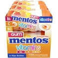 thumbnail image 3 of Mentos Gum With Vitamins, Sugar Free Chewing Gum With Xylitol, Citrus Flavor, Vitamins B6, B12 And C, Bottle Of 45 (Bulk Pack Of 6), 3 of 3