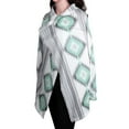 thumbnail image 6 of Women's Draped Front Open Cardigan TeqHome Casual Long Sleeve Lightweight Cardigan Duster Skin-friendly Cardigan for T-Shirt Tank Jeans Leggings Green S, 6 of 12