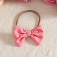 thumbnail image 7 of enyan Baby Girl Fall Clothes Newborn Romper Dress Ruffle Long Sleeve Onesie Jumpsuit Outfits with Bow Headband Pink，6-9 Months, 7 of 7