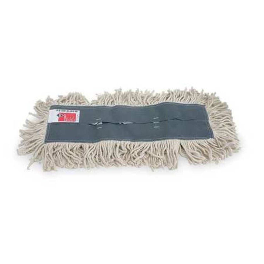 Cotton Dust Mop, White/Gray