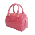 thumbnail image 1 of MIFORINES Bolso de mano con asa superior en forma de almohada de gelatina de verano para mujer, bolso de cristal transparente de Color caramelo, 1 of 5