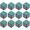 Vert, variante sur MasteelfCA 12 Pcs Bâton de Queue Poudre d'Essuyage Queue de Table de Billard Craie Accessoires de Jeu de Billard
