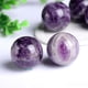 thumbnail image 1 of Bola de cristal natural amatista de ensueño piedra original bola de amatista pulida escritorio de estudio decoración del hogar, 1 of 5