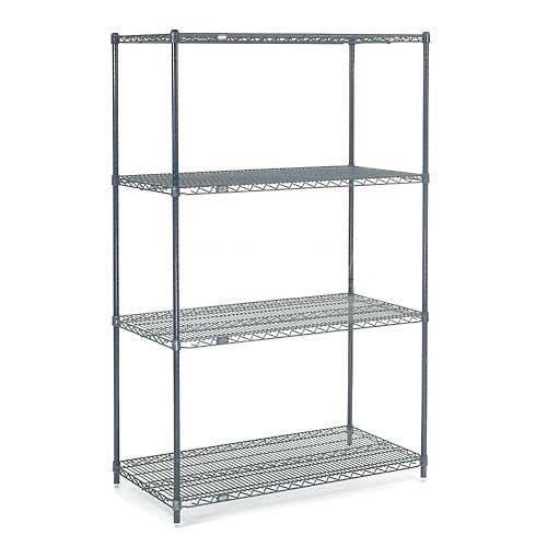 Nexel Industries 18548N 18 x 54 x 86 in. Electroplating Starter Shelf Unit, Nexelon