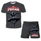 thumbnail image 2 of MARVEL Boys Hulk Spiderman T-shirts Shorts Suit Children Clothing Sets Tracksuit Kids Super hero Captain America Hulk T Shirt11T Gong Bohan LED, 2 of 2