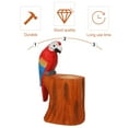 thumbnail image 3 of Masteelf 1pc Handmade Wood Engraving Animals Pen Holder Tabletop Wooden Ornament, 3 of 7